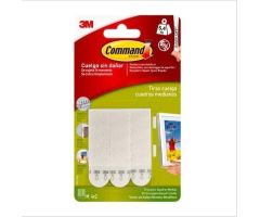 3M COMMAND TIRAS CUELGA CUADROS BLANCAS MEDIANAS 3M COMMAND TIRAS CUELGA CUADROS BLANCAS MEDIANAS