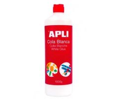 APLI COLA BLANCA LÍQUIDA BOTE CON APLICADOR 1KG APLI COLA BLANCA LÍQUIDA BOTE CON APLICADOR 1KG
