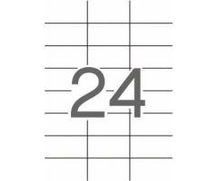 APLI ETIQUETAS ADHESIVAS 70X37MM LÁSER C/RECTOS 24 X 20H POLIÉSTER TRANSLÚCIDO APLI ETIQUETAS ADHESIVAS 70X37MM LÁSER C/RECTOS 24 X 20H POLIÉSTER TRANSLÚCIDO
