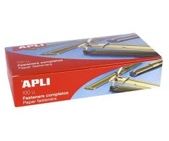 APLI FASTENERS METÁLICOS COMPLETO DORADO - 100UD- APLI FASTENERS METÁLICOS COMPLETO DORADO - 100UD-