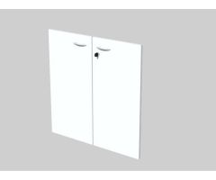 ARTEXPORT PAREJA DE PUERTAS PARA ESTANTERÍA BAJA PRESTO 18MM CON CERRADURA BLANCO ARTEXPORT PAREJA DE PUERTAS PARA ESTANTERÍA BAJA PRESTO 18MM CON CERRADURA BLANCO
