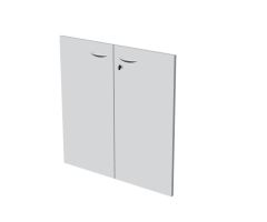 ARTEXPORT PAREJA DE PUERTAS PARA ESTANTERÍA BAJA PRESTO 18MM CON CERRADURA GRIS ARTEXPORT PAREJA DE PUERTAS PARA ESTANTERÍA BAJA PRESTO 18MM CON CERRADURA GRIS