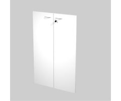 ARTEXPORT PAREJA DE PUERTAS PARA ESTANTERÍA MEDIA PRESTO 18MM CON CERRADURA BLANCO ARTEXPORT PAREJA DE PUERTAS PARA ESTANTERÍA MEDIA PRESTO 18MM CON CERRADURA BLANCO