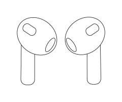 Auriculares Bluetooth Apple Airpods V3 3a Generacion con Estuche de Carga Lightning Auriculares Bluetooth Apple Airpods V3 3a Generacion con Estuche de Carga Lightning