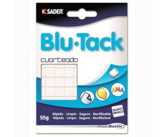 BOSTIK MASILLA ADHESIVA BLU TACK CUARTEADO 55GR BLANCO BOSTIK MASILLA ADHESIVA BLU TACK CUARTEADO 55GR BLANCO