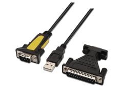 Cable Conversor impresora Aisens A104-0039/ USB Macho - DB9 Macho/ 1.8m/ Negro Cable Conversor impresora Aisens A104-0039/ USB Macho - DB9 Macho/ 1.8m/ Negro