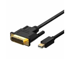 Cable Conversor Mini DisplayPort Aisens A125-0363/ Mini DisplayPort Macho - DVI Macho/ 2m/ Negro Cable Conversor Mini DisplayPort Aisens A125-0363/ Mini DisplayPort Macho - DVI Macho/ 2m/ Negro