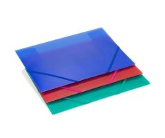 CARCHIVO CARPETA 3 SOLAPAS FOLIO C/GOMAS PP TRANSLÚCIDO VERDE CARCHIVO CARPETA 3 SOLAPAS FOLIO C/GOMAS PP TRANSLÚCIDO VERDE