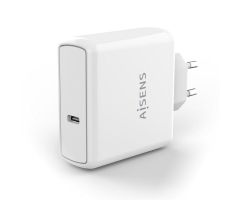Cargador de Pared Aisens ASCH-1PD60-W/ 1xUSB Tipo-C/ 60W Cargador de Pared Aisens ASCH-1PD60-W/ 1xUSB Tipo-C/ 60W
