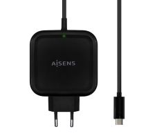 Cargador de Pared Aisens ASCH-1PD65WL-BK/ 1xUSB Tipo-C/ 65W Cargador de Pared Aisens ASCH-1PD65WL-BK/ 1xUSB Tipo-C/ 65W