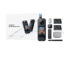 Cámara Digital Deportiva Insta360 X5 Essecial Kit/ 8K/ Ángulo de visión 360º/ Negra Cámara Digital Deportiva Insta360 X5 Essecial Kit/ 8K/ Ángulo de visión 360º/ Negra