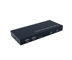 Conmutador KVM HDMI Aisens A111-0400/ 2PC con 1 sólo teclado y ratón Conmutador KVM HDMI Aisens A111-0400/ 2PC con 1 sólo teclado y ratón
