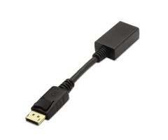 Conversor Aisens A125-0134/ DisplayPort Macho - HDMI Hembra/ 15cm/ Negro Conversor Aisens A125-0134/ DisplayPort Macho - HDMI Hembra/ 15cm/ Negro