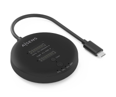 Docking Station USB 3.2 Gen2 Tipo-C para SSD M.2 NVMe Aisens ASDS-2M2N05-BK/ Gris Docking Station USB 3.2 Gen2 Tipo-C para SSD M.2 NVMe Aisens ASDS-2M2N05-BK/ Gris