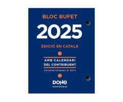 DOHE BLOQUE BUFETE ANUAL CATALÁN 2025 DOHE BLOQUE BUFETE ANUAL CATALÁN 2025