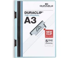 DURABLE CARPETA DOSSIER PINZA DURACLIP 60 A3 AZUL DURABLE CARPETA DOSSIER PINZA DURACLIP 60 A3 AZUL