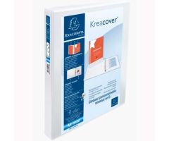 EXACOMPTA CARPETA 4 ANILLAS MIXTAS 30MM KREACOVER FORRADA PP A4+ PERSONALIZABLE 3 BOLSOS EXTERIORES BLANCO EXACOMPTA CARPETA 4 ANILLAS MIXTAS 30MM KREACOVER FORRADA PP A4+ PERSONALIZABLE 3 BOLSOS EXTERIORES BLANCO