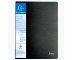 EXACOMPTA CARPETA DE 60 FUNDAS UP-LINE A4 C/PORTA-ETIQUETA 3 CARAS PP RÍGIDO NEGRO EXACOMPTA CARPETA DE 60 FUNDAS UP-LINE A4 C/PORTA-ETIQUETA 3 CARAS PP RÍGIDO NEGRO