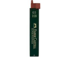 FABER CASTELL MINAS SUPER-POLYMER 0,5MM HB ESTUCHE 12 UD GRAFITO FABER CASTELL MINAS SUPER-POLYMER 0,5MM HB ESTUCHE 12 UD GRAFITO