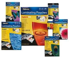 FELLOWES FUNDAS DE PLASTIFICAR 125 MICRAS 54X46MM BRILLO PACK 100 UD FELLOWES FUNDAS DE PLASTIFICAR 125 MICRAS 54X46MM BRILLO PACK 100 UD