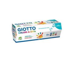 GIOTTO PINTURA DE DEDOS DE 100 ML COLORES ESTUCHE DE 6 BOTES GIOTTO PINTURA DE DEDOS DE 100 ML COLORES ESTUCHE DE 6 BOTES