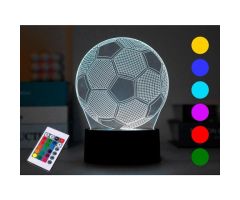 I-TOTAL LÁMPARA LED 3D FOOTBALL CON BASE TÁCTIL Y MANDO A DISTANCIA I-TOTAL LÁMPARA LED 3D FOOTBALL CON BASE TÁCTIL Y MANDO A DISTANCIA
