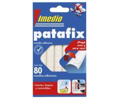 IMEDIO MASILLA DE FIJACIÓN PATAFIX ADHESIVO REMOVIBLE 80 PASTILLAS IMEDIO MASILLA DE FIJACIÓN PATAFIX ADHESIVO REMOVIBLE 80 PASTILLAS