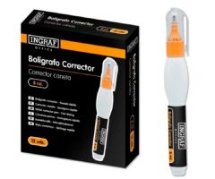 INGRAF BOLÍGRAFO CORRECTOR OFFICE 8ML PUNTA METÁLICA INGRAF BOLÍGRAFO CORRECTOR OFFICE 8ML PUNTA METÁLICA