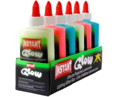 INSTANT COLA GLOW CON PURPURINA LUMINISCENTE BOTELLA 147ML CAJA EXPOSITORA - 6 UND- C/SURTIDOS INSTANT COLA GLOW CON PURPURINA LUMINISCENTE BOTELLA 147ML CAJA EXPOSITORA - 6 UND- C/SURTIDOS