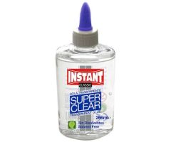INSTANT COLA LÍQUIDA SUPERCLEAR PARA DECORACIÓN BOTELLA 266ML TRANSPARENTE INSTANT COLA LÍQUIDA SUPERCLEAR PARA DECORACIÓN BOTELLA 266ML TRANSPARENTE