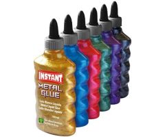 INSTANT COLA METALIZADA METAL GLUE BOTELLA 180ML 6 C/SURTIDOS INSTANT COLA METALIZADA METAL GLUE BOTELLA 180ML 6 C/SURTIDOS
