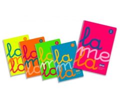 LAMELA CUADERNO ESPIRAL 80H FOLIO 90GR CUADROVÍA 4MM C/MARGEN CUBIERTA PP C/SURTIDOS FLUORESCENTES LAMELA CUADERNO ESPIRAL 80H FOLIO 90GR CUADROVÍA 4MM C/MARGEN CUBIERTA PP C/SURTIDOS FLUORESCENTES