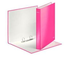 LEITZ CARPETA WOW ANILLAS MIXTAS 2X25 MM A4+ CARTÓN FORRADO PLASTIFICADO FUCSIA LEITZ CARPETA WOW ANILLAS MIXTAS 2X25 MM A4+ CARTÓN FORRADO PLASTIFICADO FUCSIA