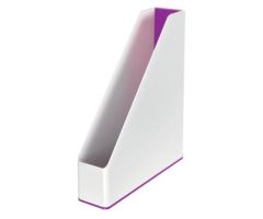 LEITZ REVISTERO WOW DUAL A4 PLÁSTICO VIOLETA/BLANCO LEITZ REVISTERO WOW DUAL A4 PLÁSTICO VIOLETA/BLANCO