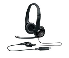 LOGITECH AURICULARES H390 DIADEMA ACOLCHADA BIAURAL ESTEREO MICRÓFONO AJUSTABLE CONTROL VOLUMEN CABLE USB NEGRO LOGITECH AURICULARES H390 DIADEMA ACOLCHADA BIAURAL ESTEREO MICRÓFONO AJUSTABLE CONTROL VOLUMEN CABLE USB NEGRO