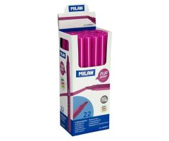 MILAN MARCADOR FLUORESCENTE JUNIOR PUNTA BISELADA ROSA CAJA 22 UD MILAN MARCADOR FLUORESCENTE JUNIOR PUNTA BISELADA ROSA CAJA 22 UD