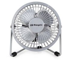 Mini Ventilador USB Orbegozo PW 1025/ Plata Mini Ventilador USB Orbegozo PW 1025/ Plata