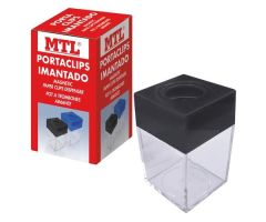 MTL PORTACLIPS IMANTADO DEPÓSITO TRANSPARENTE PLÁSTICO EMBOCADURA NEGRO MTL PORTACLIPS IMANTADO DEPÓSITO TRANSPARENTE PLÁSTICO EMBOCADURA NEGRO