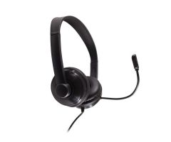 NILOX AURICULARES MICRÓFONO BIAURAL ESTEREO C/ CABLE USB NEGRO NILOX AURICULARES MICRÓFONO BIAURAL ESTEREO C/ CABLE USB NEGRO