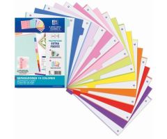 OXFORD SEPARADORES 10 POSICIONES A4 PP 500 MICRAS COLORES OXFORD SEPARADORES 10 POSICIONES A4 PP 500 MICRAS COLORES