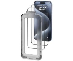 Pack de 2 Protectores de Pantalla de Cristal Templado Vention KUOTCA-30 para iPhone 15 Pro + Herramienta de Instalación Antipolvo Pack de 2 Protectores de Pantalla de Cristal Templado Vention KUOTCA-30 para iPhone 15 Pro + Herramienta de Instalación Antipolvo