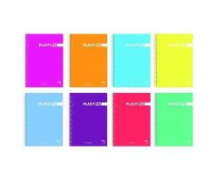 PACSA CUADERNO PLASTIPAC 80H FOLIO 90GR PAUTA 2,5CM TAPAS POLIPROPILENO PACK 5 UD COLORES SURTIDOS PACSA CUADERNO PLASTIPAC 80H FOLIO 90GR PAUTA 2,5CM TAPAS POLIPROPILENO PACK 5 UD COLORES SURTIDOS