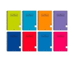 PAPYRUS CUADERNO TAPA PP 08-UNICLASIC 80H 90GR PAUTA 3,5MM FOLIO COLORES SURTIDOS PAPYRUS CUADERNO TAPA PP 08-UNICLASIC 80H 90GR PAUTA 3,5MM FOLIO COLORES SURTIDOS