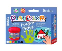PLAYCOLOR PACK 6 BOTES PINTURA DE DEDOS 40ML FINGER PAINT BASIC C/SURTIDOS PLAYCOLOR PACK 6 BOTES PINTURA DE DEDOS 40ML FINGER PAINT BASIC C/SURTIDOS