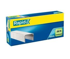 RAPID GRAPAS ESTÁNDAR 26/6 GALVANIZADA CAJA DE 5000 RAPID GRAPAS ESTÁNDAR 26/6 GALVANIZADA CAJA DE 5000