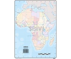 SELVI MAPA MUDO POLÍTICO DE AFRICA A4 -50U- SELVI MAPA MUDO POLÍTICO DE AFRICA A4 -50U-