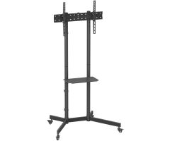 Soporte de Suelo Inclinable con Ruedas Aisens FT70TE-333 para TV 37-70/ hasta 45kg Soporte de Suelo Inclinable con Ruedas Aisens FT70TE-333 para TV 37-70/ hasta 45kg