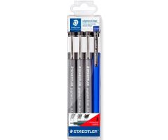 STAEDTLER ROTULADOR PIGMENT LINER NEGRO ESTUCHE 3 UD + 1 PORTAMINAS DE REGALO STAEDTLER ROTULADOR PIGMENT LINER NEGRO ESTUCHE 3 UD + 1 PORTAMINAS DE REGALO