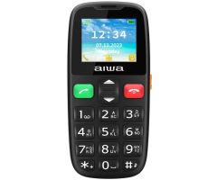 Teléfono Móvil Aiwa FPH-S100-2G para Personas Mayores/ Negro Teléfono Móvil Aiwa FPH-S100-2G para Personas Mayores/ Negro