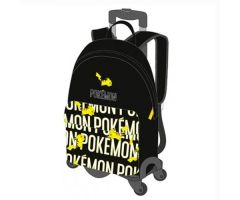 TOYBAGS MOCHILA POKEMON PIKACHU ADAPTABLE CON TROLLEY DE 4 RUEDAS MULTIDIRECCIONALES DOBLE COMPARTIMENTO TOYBAGS MOCHILA POKEMON PIKACHU ADAPTABLE CON TROLLEY DE 4 RUEDAS MULTIDIRECCIONALES DOBLE COMPARTIMENTO